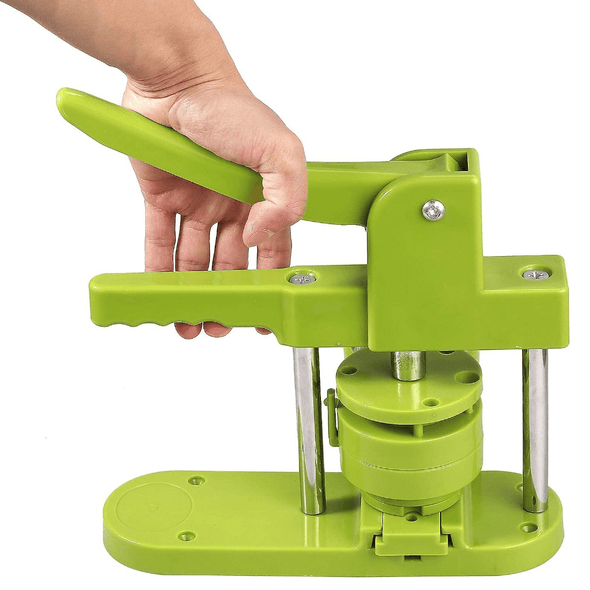DIY Pin Badge Maker Machine with 100 Button Parts for Custom Designs - Aroflit