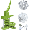 DIY Pin Badge Maker Machine with 100 Button Parts for Custom Designs - Aroflit