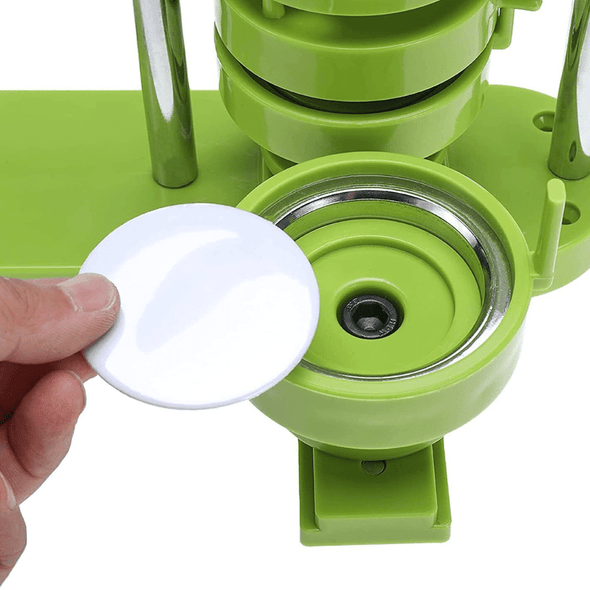 DIY Pin Badge Maker Machine with 100 Button Parts for Custom Designs - Aroflit