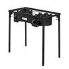 Double 2 Burner Gas Propane Cooker Outdoor Stove, High Pressure - Aroflit