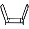 Durable Metal Indoor/Outdoor Firewood Storage Rack for Logs & Kindling - Aroflit