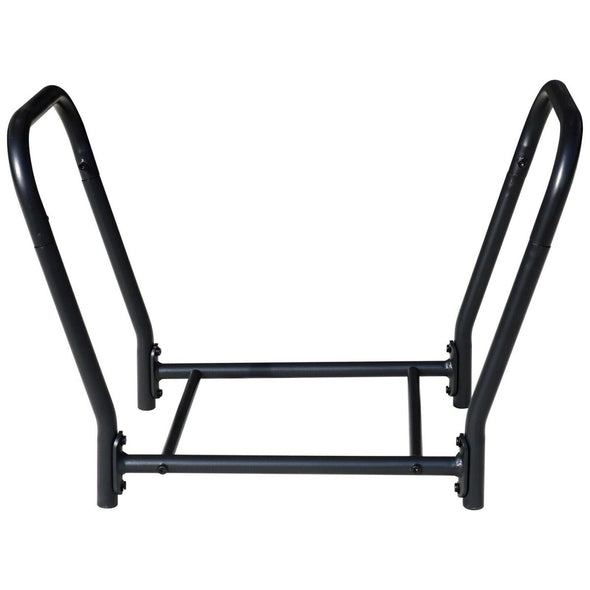 Durable Metal Indoor/Outdoor Firewood Storage Rack for Logs & Kindling - Aroflit