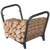Durable Metal Indoor/Outdoor Firewood Storage Rack for Logs & Kindling - Aroflit