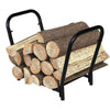 Durable Metal Indoor/Outdoor Firewood Storage Rack for Logs & Kindling - Aroflit