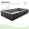 Durable Outdoor Raised Garden Bed for Flowers & Vegetables, 16.2 Cu Ft - Aroflit