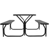 Durable Picnic Table Bench Set - Comfortable Outdoor Seating for 4 - Aroflit