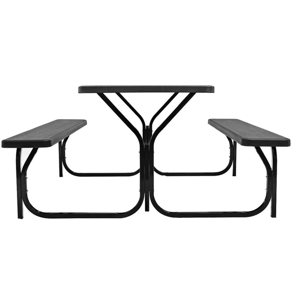 Durable Picnic Table Bench Set - Comfortable Outdoor Seating for 4 - Aroflit