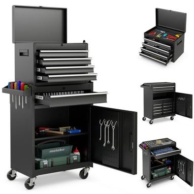 Durable Tool Chest on Wheels - Customizable Storage for Workshop & Garage - Aroflit