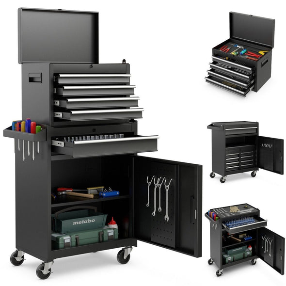 Durable Tool Chest on Wheels - Customizable Storage for Workshop & Garage - Aroflit