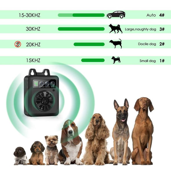Anti Barking Device, Ultrasonic Bark Control for Dogs, Adjustable