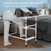Elderly Adults High Bedside Step Stool With Handles - Aroflit