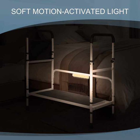 Elderly Adults High Bedside Step Stool With Handles - Aroflit