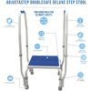 Elderly Adults High Bedside Step Stool With Handles - Aroflit