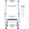 Elderly Adults High Bedside Step Stool With Handles - Aroflit