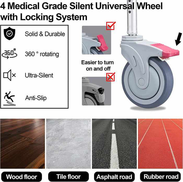 Elderly & Handicap Bathroom Shower Wheelchair - Aroflit