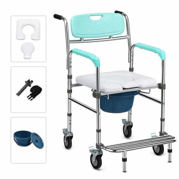 Elderly & Handicap Bathroom Shower Wheelchair - Aroflit