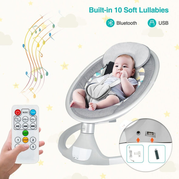 Electric Baby Bouncers with Bluetooth - Aroflit