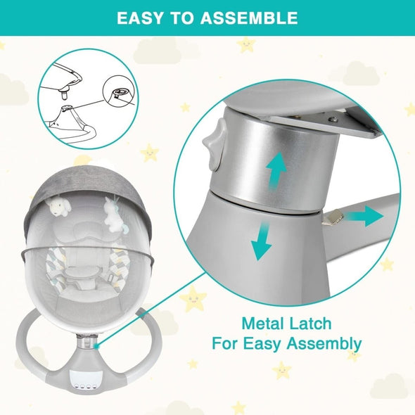 Electric Baby Bouncers with Bluetooth - Aroflit