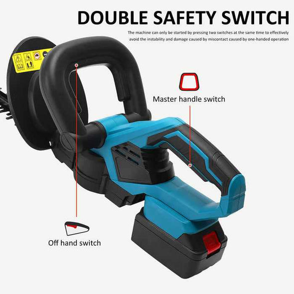 Electric Battery Powered Bush Hedge Trimmer - Aroflit