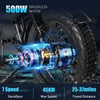 Electric Bike 1000W E - Bike 48V 15.6Ah Fat Tire 20" Mountain Bicycle - Aroflit