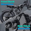 Electric Bike 1000W E - Bike 48V 15.6Ah Fat Tire 20" Mountain Bicycle - Aroflit
