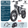 Electric Bike 20inch 2000W 35AH Mountain E - bike with Hydraulic Fork - Aroflit