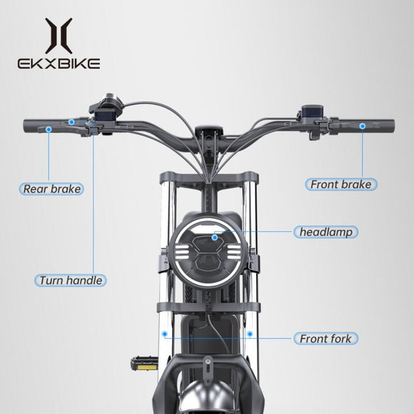 Electric Bike 20inch 2000W 35AH Mountain E - bike with Hydraulic Fork - Aroflit