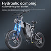 Electric Bike 20inch 2000W 35AH Mountain E - bike with Hydraulic Fork - Aroflit