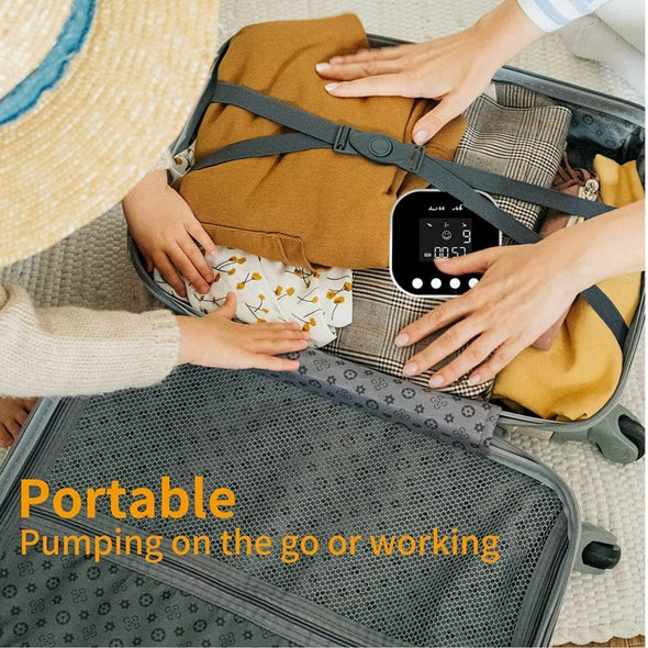 Electric BreastPump Rechargeable & Portable with Breastmilk Storage Bags - Aroflit