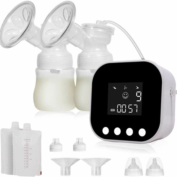 Electric BreastPump Rechargeable & Portable with Breastmilk Storage Bags - Aroflit