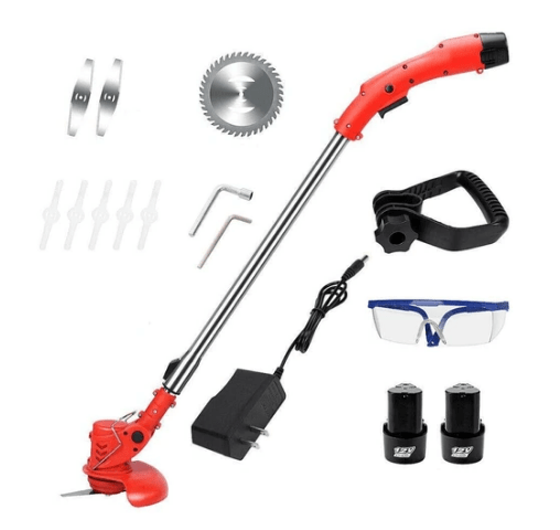 Electric Cordless Grass Trimmer 450W, Powerful, Adjustable & Quiet - Aroflit
