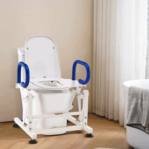 Electric Handicap Elevated Raised Toilet Seat With Handles - Aroflit