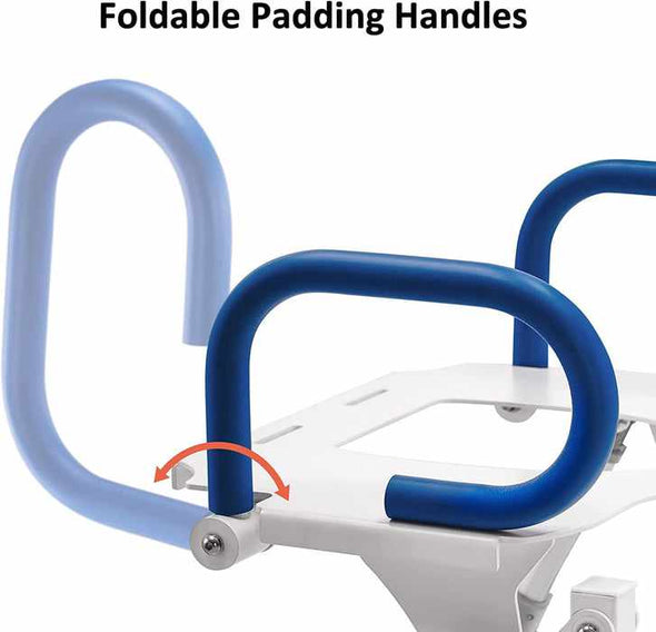 Electric Handicap Elevated Raised Toilet Seat With Handles - Aroflit