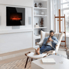 Electric LED Realistic Flame Fireplace Heater, Wall Freestanding - Aroflit