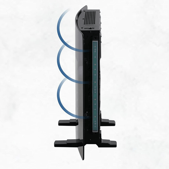 Electric LED Realistic Flame Fireplace Heater, Wall Freestanding - Aroflit