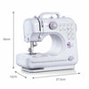 Electric Portable Beginner Sewing Machine with 12 Stitches - Aroflit