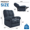 Electric Recliner Chair with USB Port & Quiet Motor – Comfortable - Aroflit