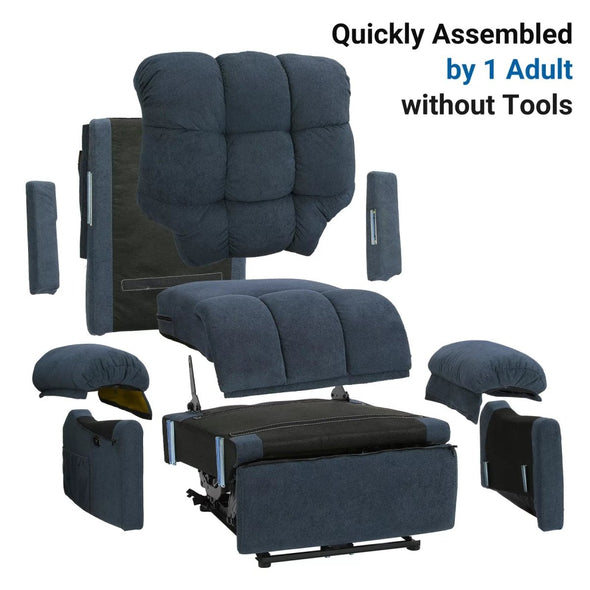 Electric Recliner Chair with USB Port & Quiet Motor – Comfortable - Aroflit