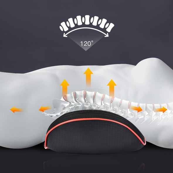Electric Waist Massager Lumbar Traction Device for Back Pain Relief - Aroflit