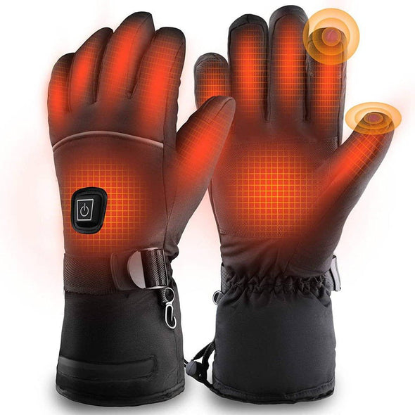 Electric Waterproof Heated Gloves with Rechargeable Batteries - Aroflit