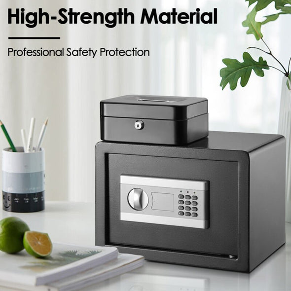 Electronic Digital Keypad Safe Box for Jewelry, Cash & Valuables - Aroflit