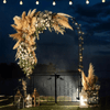 Elegant Metal Garden Arch Trellis with Gate, Perfect for Outdoor - Aroflit