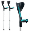 Ergonomic Adjustable Adult Forearm Walking Handicap Crutches, 2 PC - Aroflit