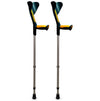 Ergonomic Adjustable Adult Forearm Walking Handicap Crutches, 2 PC - Aroflit