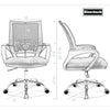 Ergonomic Adjustable Mesh Office Chair with Swivel Wheels - Aroflit