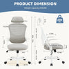 Ergonomic Office Chair with Lumbar Support, Adjustable & Breathable - Aroflit