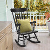 Ergonomic Wood Rocking Chair | Indoor/Outdoor, Acacia, 350 lbs - Aroflit