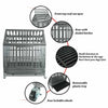 Extra - Large Heavy Duty Collapsible Metal Dog Crate Cage - Aroflit