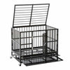 Extra - Large Heavy Duty Collapsible Metal Dog Crate Cage - Aroflit