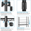Extra Large Heavy Duty Portable Wardrobe Closet - Aroflit